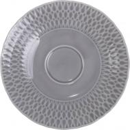 Блюдце CMIELOW Sofia 16 см порцелянове сіре